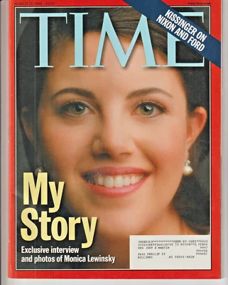 TIME Magazine March 15 1999 Monica Lewinsky Interview Ralph Lauren George W Bush - Image 1 of 2