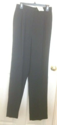Pantalones de traje para mujer Eddie Bauer - Ajuste clásico - Negro - Talla 10 de alto - Nuevos con etiquetas Foto 1 de 4