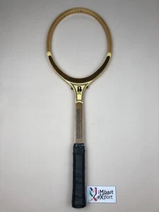 BANCROFT CHAMPION Telaio Racchetta Tennis Legno Racket Vintage Wood - Imagen 1 de 8