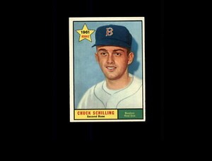 1961 Topps 499 Chuck Schilling RC NM #D810599