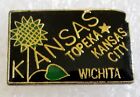 Vintage State of Kansas Map Travel Souvenir Collector Pin