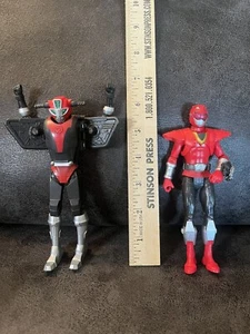 Lot Of 2 Power Rangers Beast Morphers - 6” Red Ranger - 6.25” Cruise - Picture 1 of 9