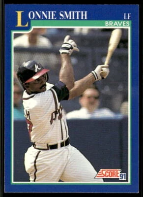 1991 Score #543 Lonnie Smith - Image 1 of 2