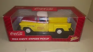 JOHNNY LIGHTNING 1/18 1955 CHEVY PICKUP COCA COLA WHITE LIGHTNING  - Picture 1 of 8