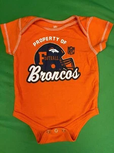 NFL Denver Broncos "Property Of" Infant Baby Bodysuit/Vest 6-9 Months - Picture 1 of 3