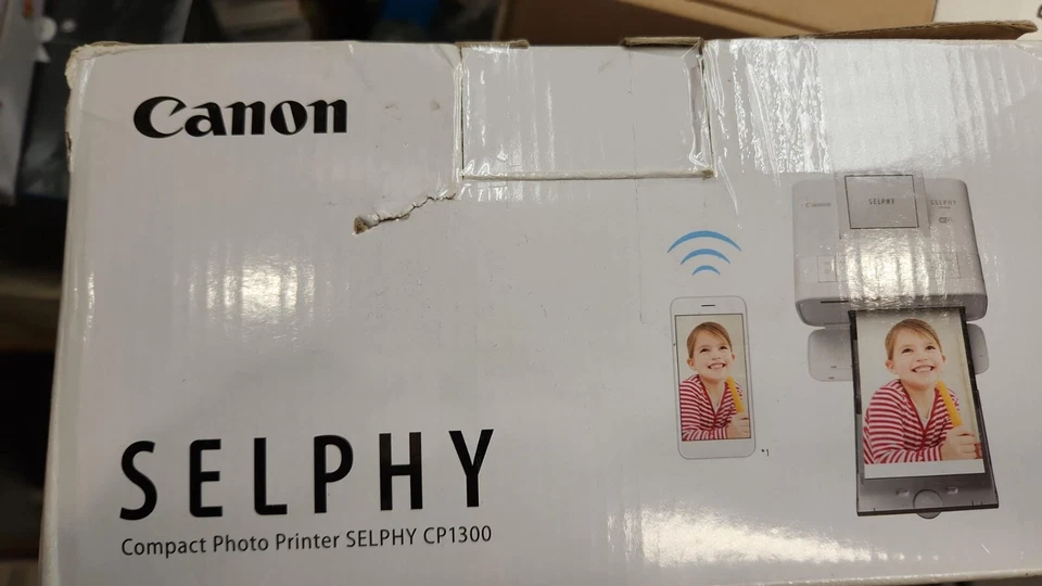 Canon SELPHY CP1300 Wireless Compact Photo Printer White Used - Image 1 of 1