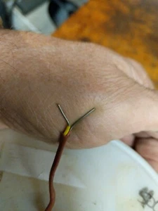 10' OF Type K 20 GAUGE SOLID THERMOCOUPLE WIRE, MULTIPLES OF 10' - Picture 1 of 2