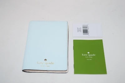 KATE SPADE MIKAS POND PASSPORT HOLDER WALLET, ISLAND WATERS, NWT - Image 1 of 3