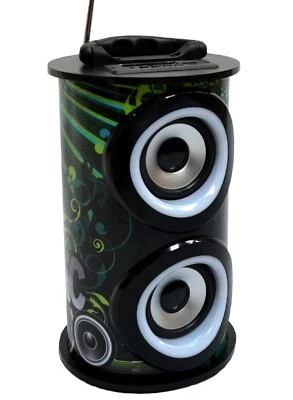 MOBILE BLUETOOTH SOUNDBOX - SCHWARZ, LAUTSPRECHER, RADIO FM-AUX-USB-SD-MP3-DOSE4 - Bild 1 von 3