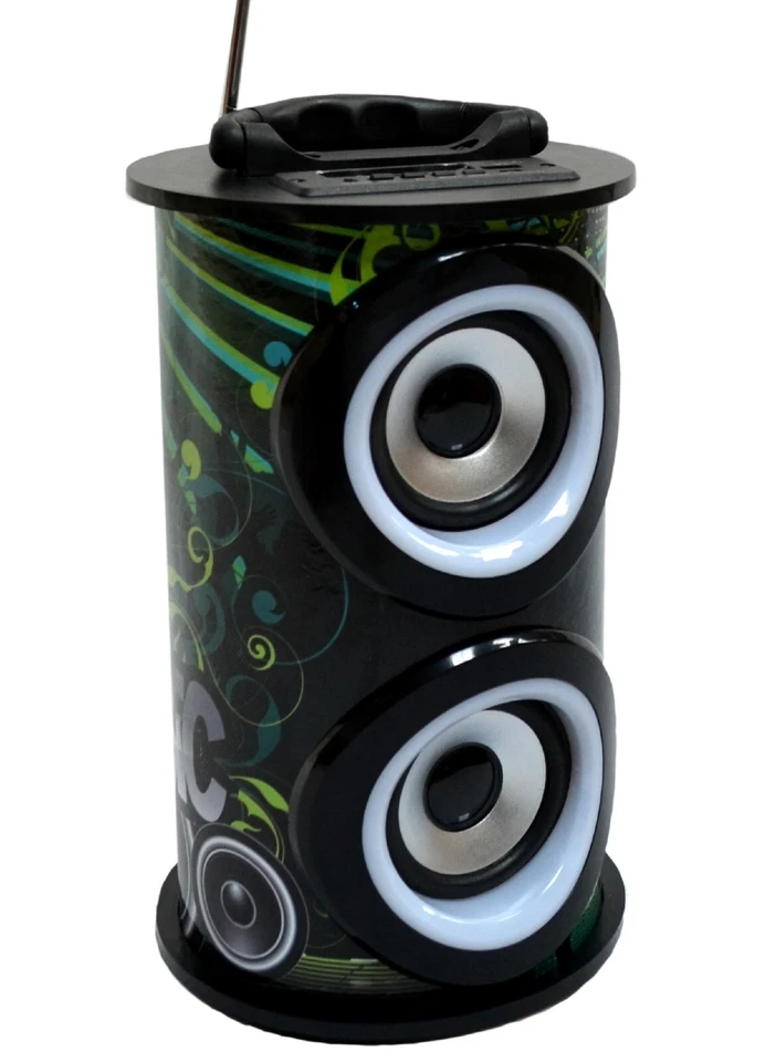 MOBILE BLUETOOTH SOUNDBOX - SCHWARZ, LAUTSPRECHER, RADIO FM-AUX-USB-SD-MP3-DOSE4 - Bild 1 von 3