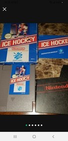 Ice Hockey (Nintendo, NES) Aut&eacute;ntico -- Completo en Caja