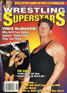 VINCE MCMAHON/STEVE AUSTIN Wrestling Superstars Magazine August 1998 BIG SHOW - Picture 1 of 1