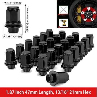 24 Factory Mag Lug Nuts 12x1.5 1.85" For 2007-2014 Toyota FJ Cruiser Foto 1 de 4