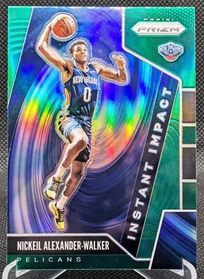 Nickeil Alexander-Walker 2019-20 Panini Prizm Basketball #13 Instant Impact RC - Image 1 of 2