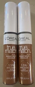 2~ L'Oreal True Match Radiant Serum Concealer(10ml/0.33fl.oz) C8 Medium Deep~New - Picture 1 of 3