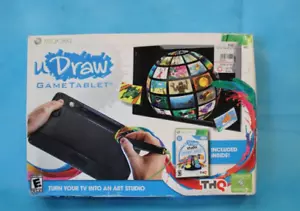 UDraw XBOX 360 Black Game Drawing Tablet - Picture 1 of 8