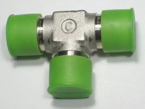 1- Cajon Swagelok Stainless Steel VCR Face Seal Union Tee, 1/2",  SS-8-VCR-T - Picture 1 of 4