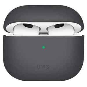 Etui Uniq Lino Silicone na AirPods 3 - szare