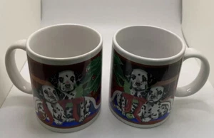 Tazza da tè Natale Dalmati The Cohen Collection Matrix Stanley Papel set 2 - Foto 1 di 6