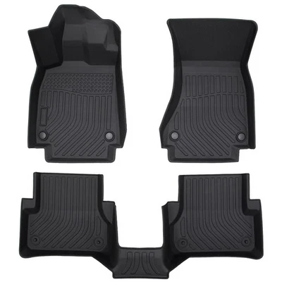 Premium Floor Mats Liner for 2012-2018 Audi A6 Black 4Pcs - Imagem 1 de 4