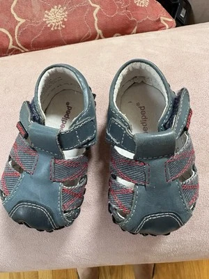 Pediped Blue W/red Piping Shoes 0-6 Mths NWOB - Image 1 of 4