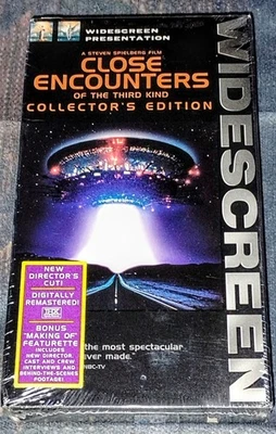 CLOSE ENCOUNTERS OF THE THIRD KIND Sealed/Unopened VHS Tape, Widescreen Sci-Fi - Image 1 of 2