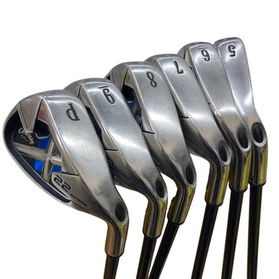 Клюшки для гольфа набор айронов Callaway X-22 5-P 6 шт. серия X 60i/R #AB18706 - Изображение 1 из 4
