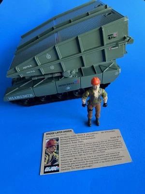 Capa puente 100% completa G.I. Cabina de peaje Joe 1984 Hasbro vintage sin martillos Foto 1 de 4