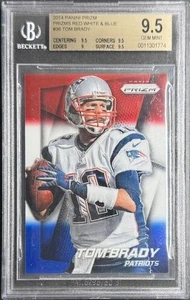 Tom Brady - 2014 Panini Prizm Red White & Blue #36 - Patriots - BGS 9.5 - Picture 1 of 2