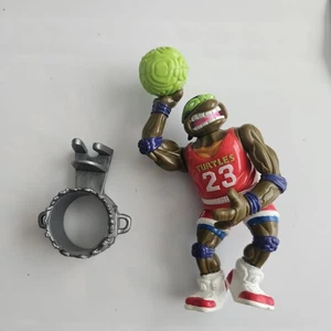 Vintage 1991 TMNT Teenage Mutant Ninja Turtles Dunkin Don Figur komplett - Bild 1 von 2