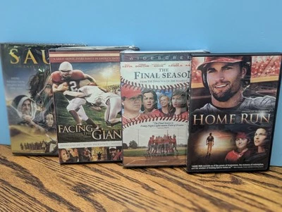 Inspirational Movie Lot - Saul, Facing The Giants, Homerun, Final Season - Image 1 of 4