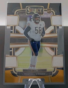 2023 Select DARNELL WRIGHT Block And Yellow Die Cut Rookie 17 Chicago Bears RC - Bild 1 von 2