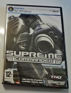 Supreme Commander PC DVD-Rom Spiel Neu Versiegelt RTS von Chris Taylor Kostenloser Versand! - Bild 1 von 3