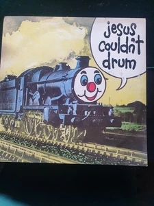 JESUS COULDN'T DRUM I'm a train 12" 1980's INDIE - Picture 1 of 4