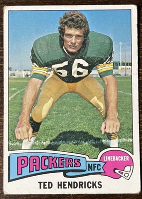 1975 Topps Set-Break #315 Ted Hendricks VG Crease *Shoebox Cards* - Image 1 of 2