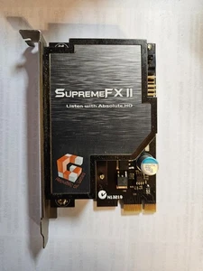 ASUS ROG SupremeFX II P5E Green HD Audio Surround Sound Card PCI-E - Picture 1 of 3