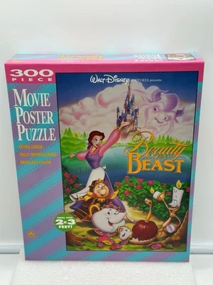 Walt Disney La Bella e la Bestia Poster Film Puzzle Sigillato 300 Pezzi 24"x36" - Immagine 1 di 4