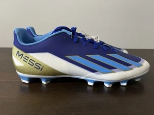 Scarpe da calcio Adidas X Crazyfast da uomo taglia 11 Messi Club FX blu ID0724 - Foto 1 di 20