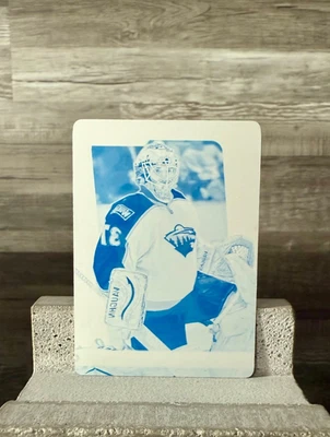 2013-14 Panini Prizm Josh Harding #161 printing cyan plate 1/1 - Image 1 of 2