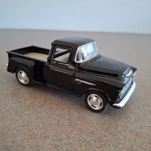 Sunnyside 1955 Chevy Stepside Pickup Truck 1:32 Diecast schwarz KT5330 Pull Back  - Bild 1 von 6