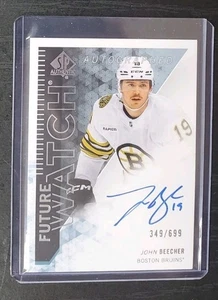 2023-24 Upper Deck Sp Auténtico John Beecher Future Reloj en Tarjeta Automático #349/699 - Imagen 1 de 1