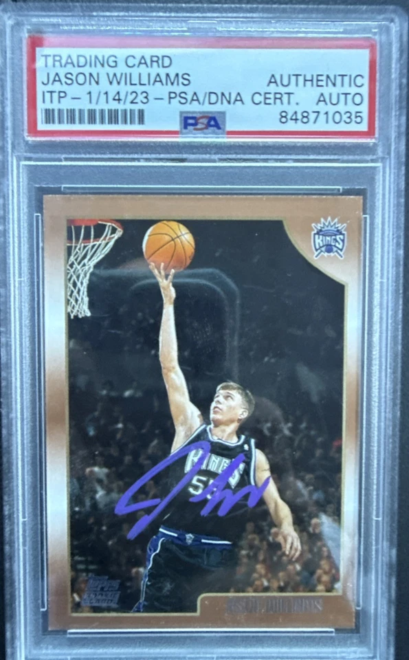 1998-99 Topps - Jason Williams en tarjeta automática #153 (RC) Foto 1 de 4