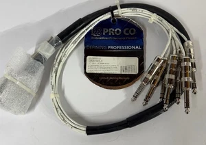 Pro Co DA88BQ-3 - Analog DB25/TRS Patch Snake, 3' - Picture 1 of 6