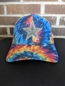 Dallas Cowboys New Era NFL Crucial Catch 39Thirty Flex Sz M/L Tie Dye Hat NWOT - Picture 1 of 8