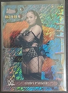 Jaida Parker 2025 Topps Chrome Cactus Jack WWE Blue Flash #54 WWE #062/199 - Picture 1 of 2