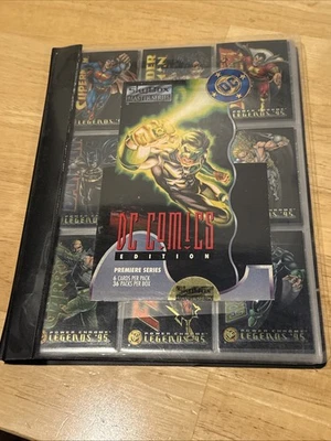 DC LEGENDS 1995  Skybox Chrome Complete Base Set 150 Cards NM + 18 Hard Hitters - Image 1 of 4