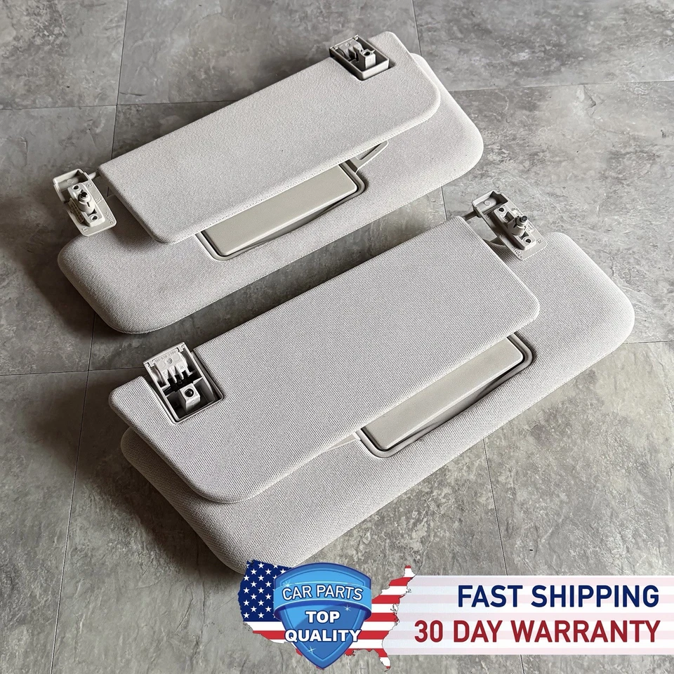 Juego de parasol 2003-2009 Mercedes E320 E350 E500 E550 E55 E63 AMG gris claro OEM Foto 1 de 4