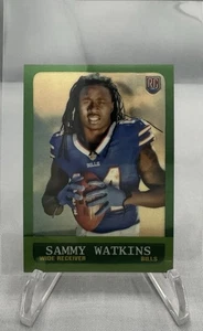 2014 Topps Chrome Mini Sammy Watkins Bills Ravens '63 Throwback Green Rookie #20 - Imagen 1 de 2