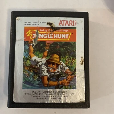 Jungle Hunt Atari 2600 GAME CARTRIDGE ONLY 1983 - Image 1 of 4