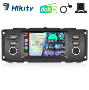 DAB+ 2+64GB CarPlay Android13 Autoradio Für Jeep Chrysler Dodge GPS Navi WiFi BT - Bild 1 von 14